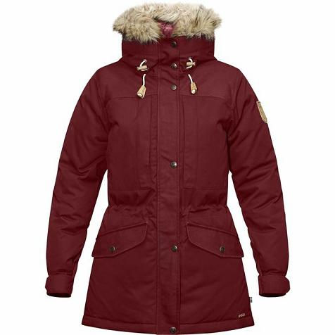 Fjallraven Women Singi Down Jacket Red PH136920 Philippines